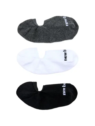 New Balance Logo Socks In Black