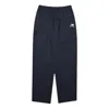 New Balance Logo Sport Pants 'black' In Blue