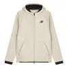 New Balance Logo Sportswear Tech Fleece Windrunner Jacket 'cream White Black' In Neutral