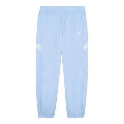 New Balance Logo Striped Joggers 'sky Blue White'