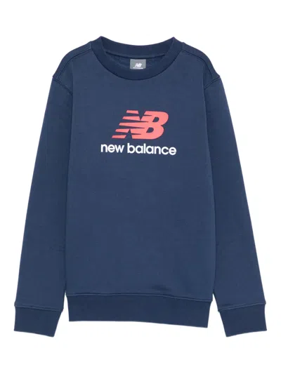 New Balance Kids' Logo Sweatshirt In Blue