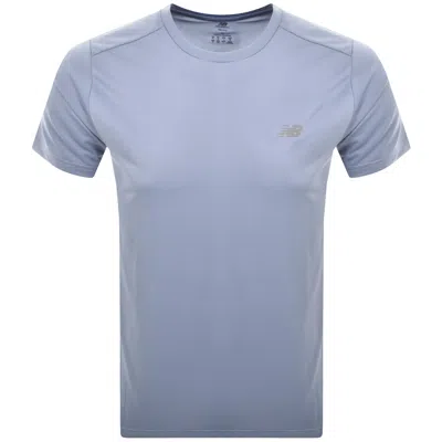 New Balance Logo T Shirt Blue