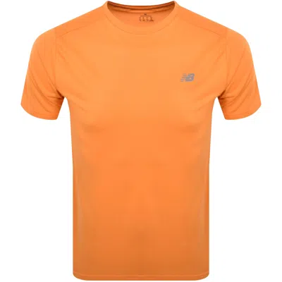 New Balance Logo T Shirt Orange