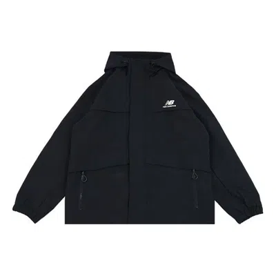 New Balance Logo Urban Remix Woven Jacket 'black'