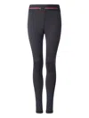 New Balance Logo-waistband Leggings In Black