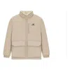 New Balance Logo Warm Down Jacket 'beige White' In Neutral
