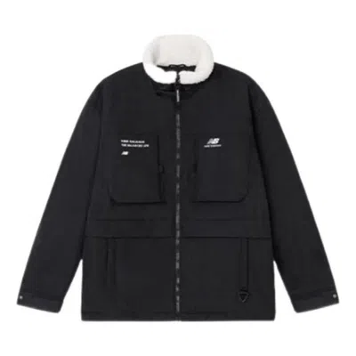 New Balance Logo Warm Jacket 'black White'