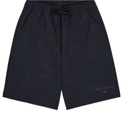 New Balance Logo Woven Shorts 'black'