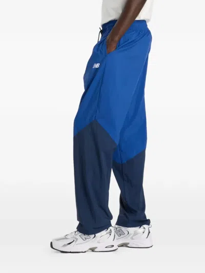 New Balance Logo-detail Track Pants In Blue