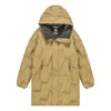 New Balance Long Down Jacket 'olive Green' In Neutral