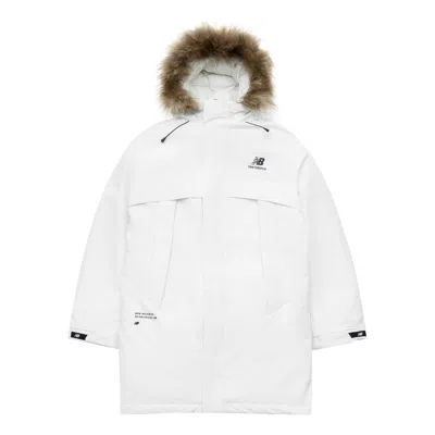 New Balance Long Puff Down Jacket 'white'
