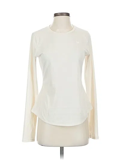Pre-owned New Balance Long Sleeve T-shirt In White