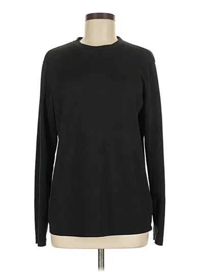 Pre-owned New Balance Long Sleeve T-shirt In Black