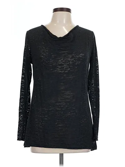 Pre-owned New Balance Long Sleeve T-shirt In Black