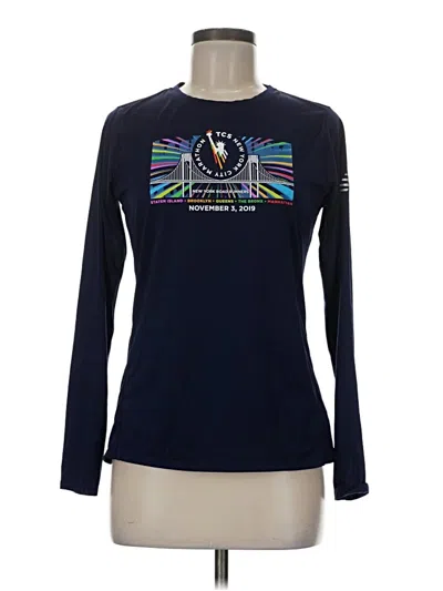 Pre-owned New Balance Long Sleeve T-shirt In Blue