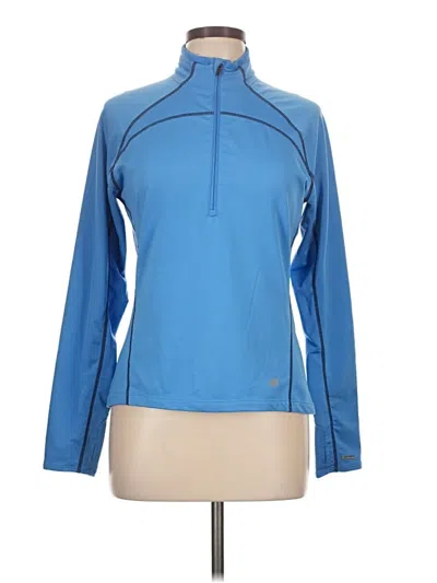 Pre-owned New Balance Long Sleeve T-shirt In Blue