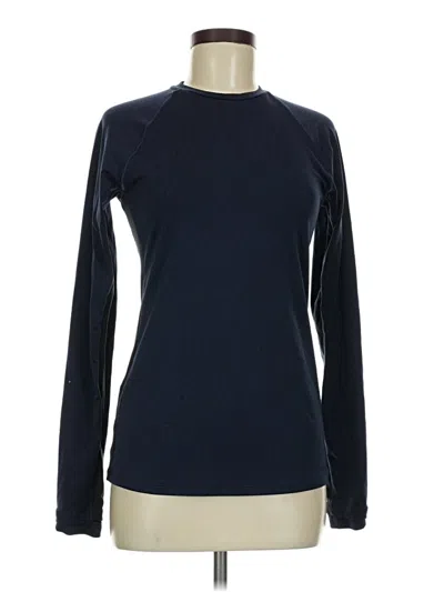 Pre-owned New Balance Long Sleeve T-shirt In Blue