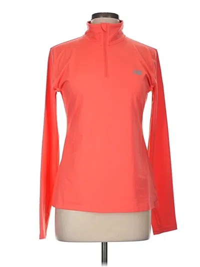 Pre-owned New Balance Long Sleeve T-shirt In Orange