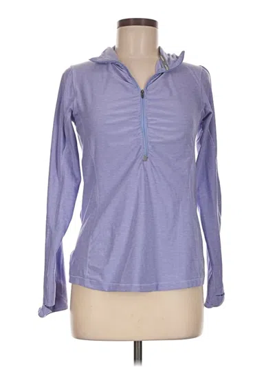 Pre-owned New Balance Long Sleeve T-shirt In Purple