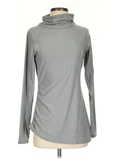 Pre-owned New Balance Long Sleeve Turtleneck In Gray