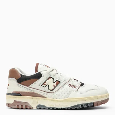 NEW BALANCE NEW BALANCE LOW 550 WHITE/VINTAGE BROWN SNEAKERS