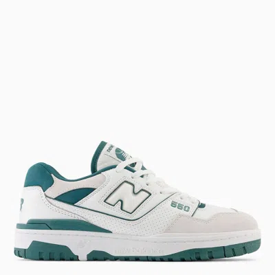 New Balance 550 Lifestyle Sneakers In ["green"/ "white"]