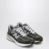 New Balance Low Made In Usa 990v6 Olive Green Trainer