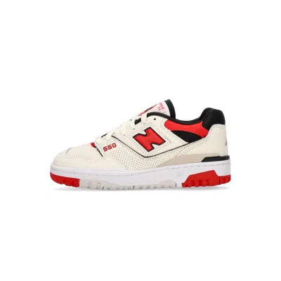 NEW BALANCE LOW MEN'S SHOE 550 SEA SALT/TRUE RED