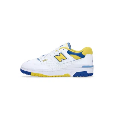 New Balance 550 "white/honeycomb" Sneakers In White/yellow/blue