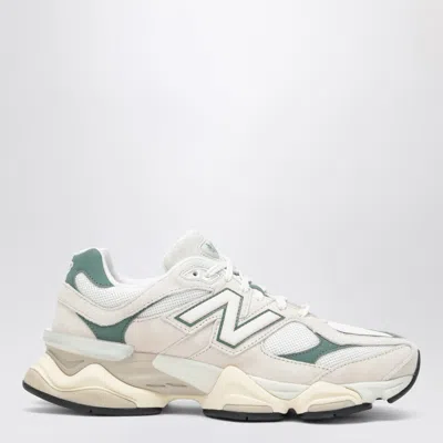 NEW BALANCE LOW SNEAKER 9060 LINEN WITH DARK JUNIPER