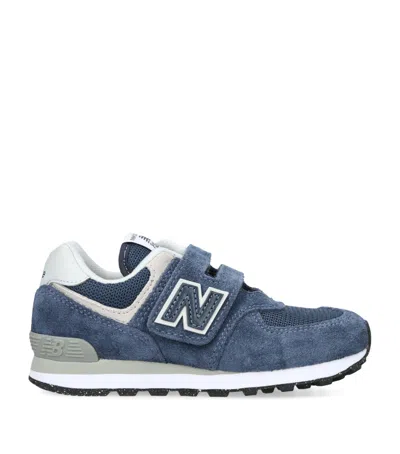New Balance Kids' Low-top 574 Evergreen Sneakers In Navy