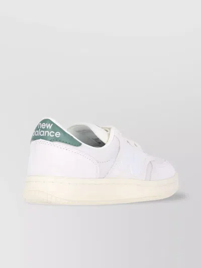 New Balance Low Top Perforated Toe Box Sneakers In White