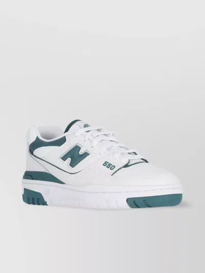 New Balance Low Top Sneakers Contrast Panels In White