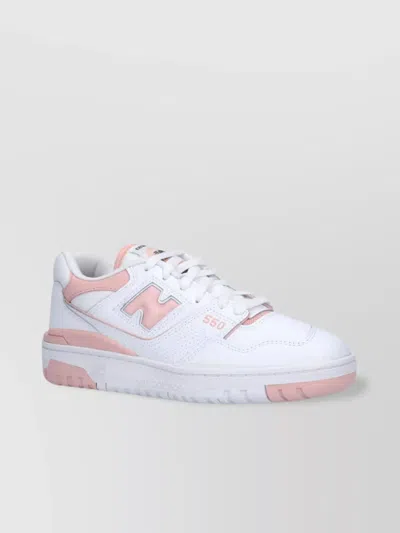 New Balance Low Top Sneakers Contrast Panels In White