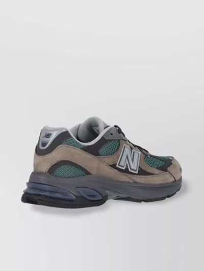 New Balance Low Top Sneakers Mesh Panels In Green