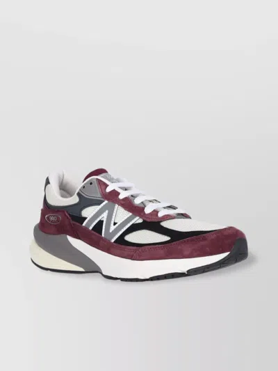 New Balance Low Top Sneakers Mesh Panels In Purple
