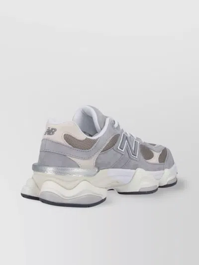 New Balance Low Top Sneakers With Mesh Panels And Rubber Outsole In Gray