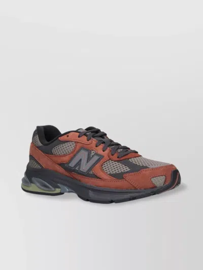 New Balance Low Top Sneakers With Mesh Panels And Rubber Outsole In Multi