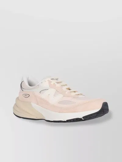 New Balance Low Top Sneakers With Mesh Panels And Rubber Sole In Pink