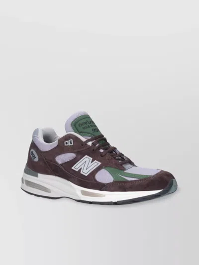 NEW BALANCE LOW TOP SNEAKERS WITH MESH PANELS AND SUEDE OVERLAYS