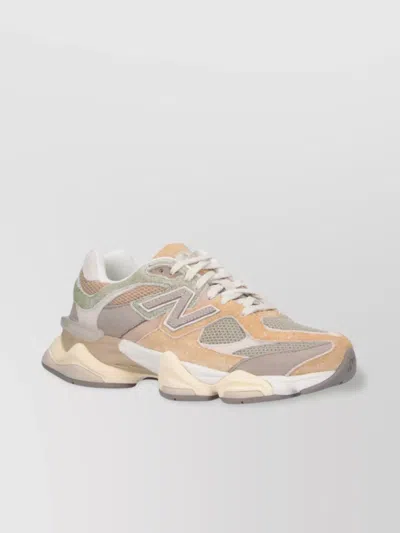 New Balance Low Top Sneakers With Mesh Panels And Textured Sole In Multicolour