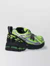 New Balance Low Top Sneakers With Mesh Upper And Pull Tab In Green