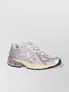 New Balance Pink Low Top Sneakers With Logo Patch On Side And Tongue And Perforated Panels In Tech Fabric Unisex In Multi