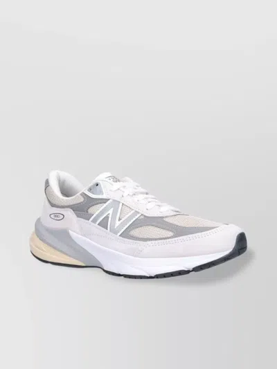 New Balance Low Top Sneakers With Mesh Upper And Rubber Sole In White