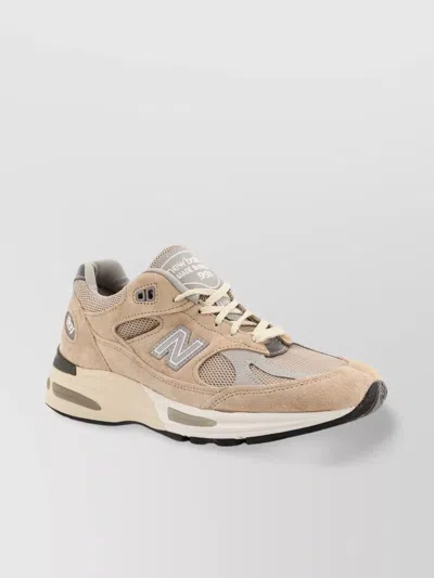 NEW BALANCE LOW-TOP SNEAKERS WITH SUEDE AND MESH