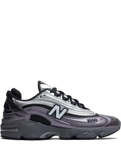 New Balance M1000 "dark Ice Wine/grey/metallic" Sneakers In Purple