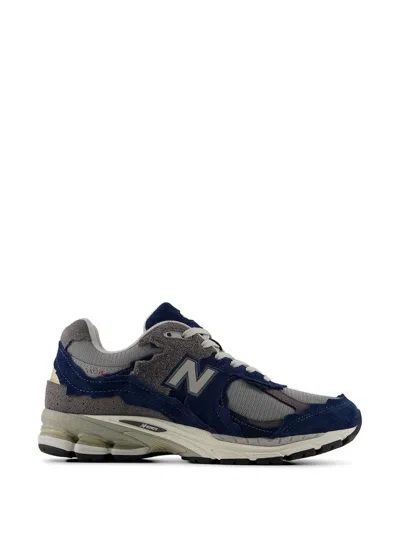 New Balance M2002d Suede Mesh Sneakers In Blue