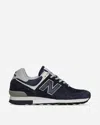 NEW BALANCE MADE IN UK 576 SNEAKERS NAVY