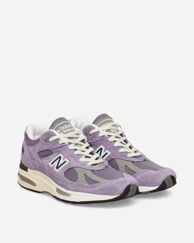 NEW BALANCE MADE IN UK 991V2 GROUNDED PASTELS SNEAKERS DUSK /