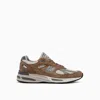 New Balance 991v2 Suede Sneakers In Brown